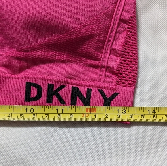 DKNY Sport Hot Pink Lightly Padded Sports Bra - size XL - Picture 8 of 10